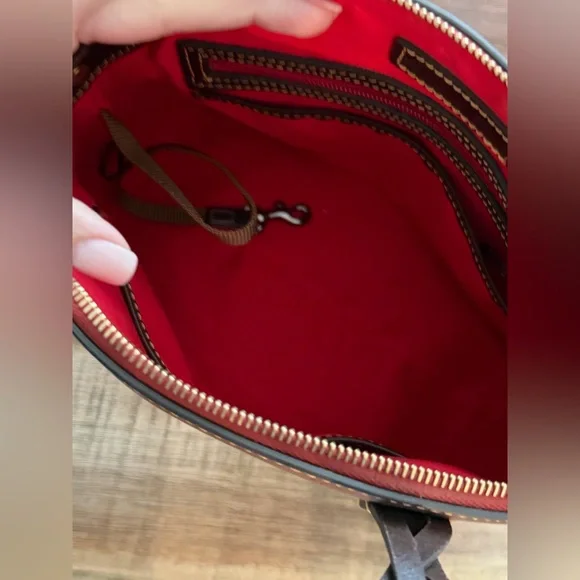 Authentic Dooney and Bourke Florentine
Satchel in Maroon - Picture 4 of 4